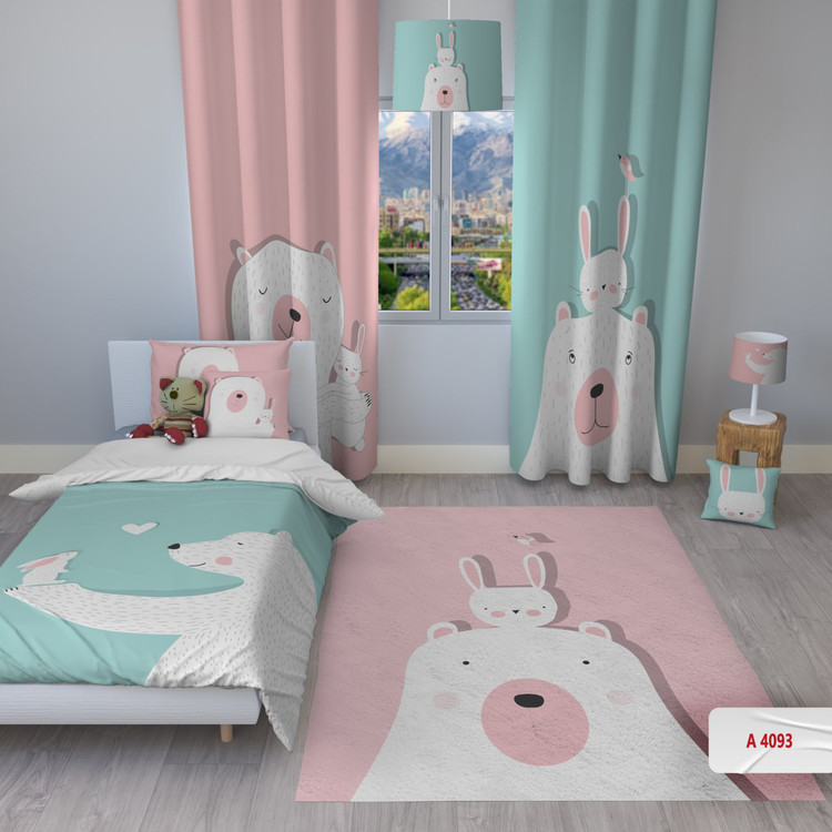 روتختی کودکانه برند مینوریا کیدز طرح حیوانات کد p-174