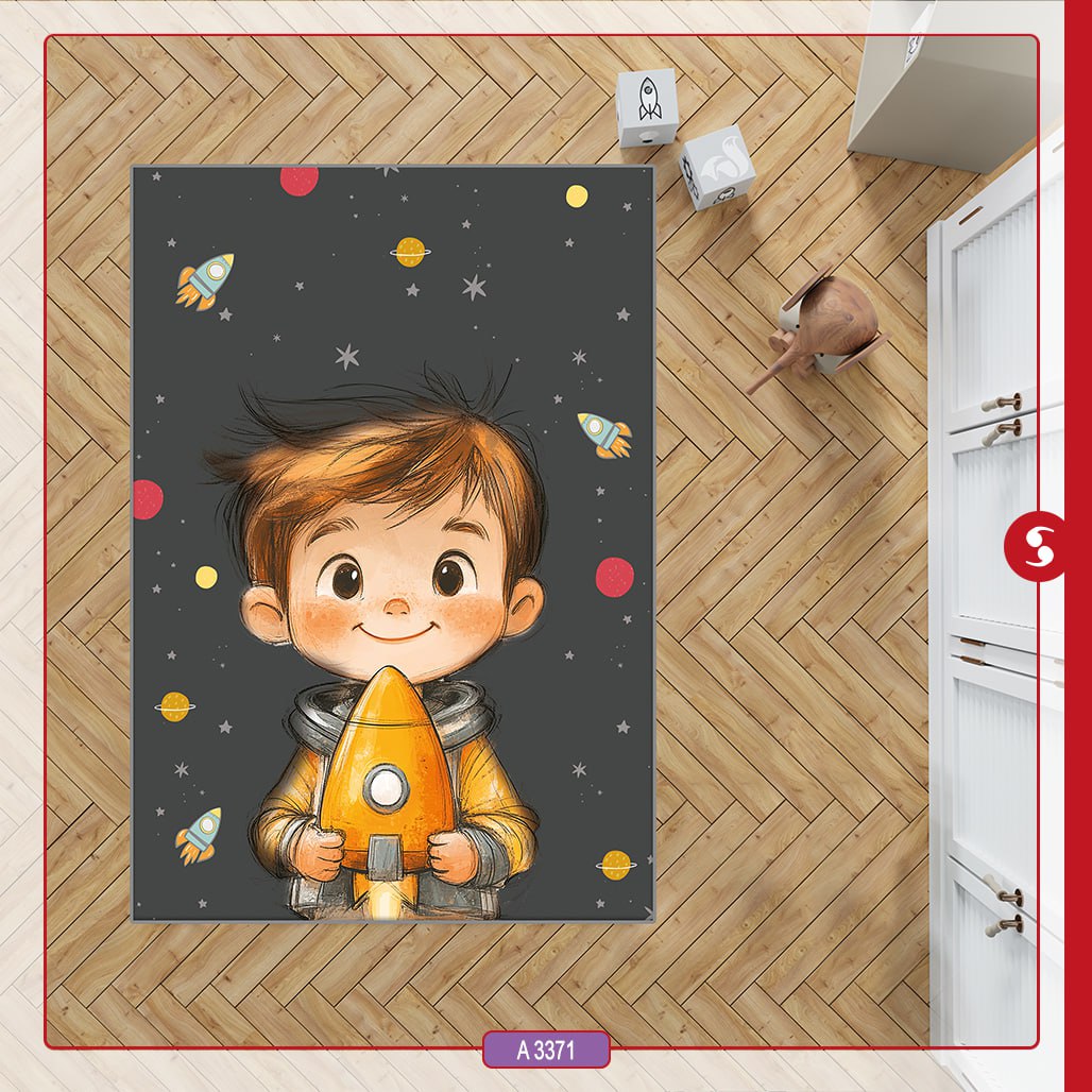 فرشینه اتاق کودک برند مینوریا طرح پسرانه کد p-492
