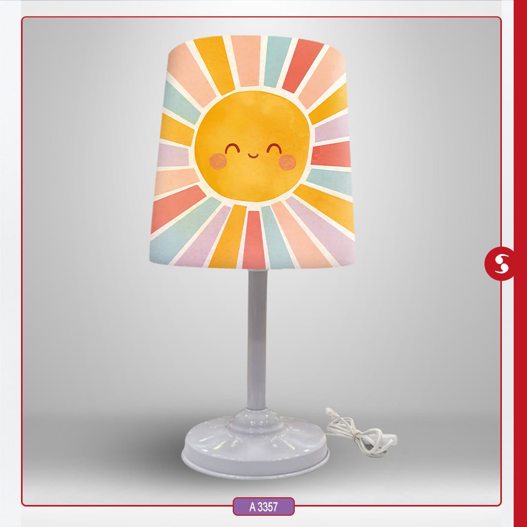 آباژور اتاق کودک برند مینوریا طرح دخترانه کد p-499