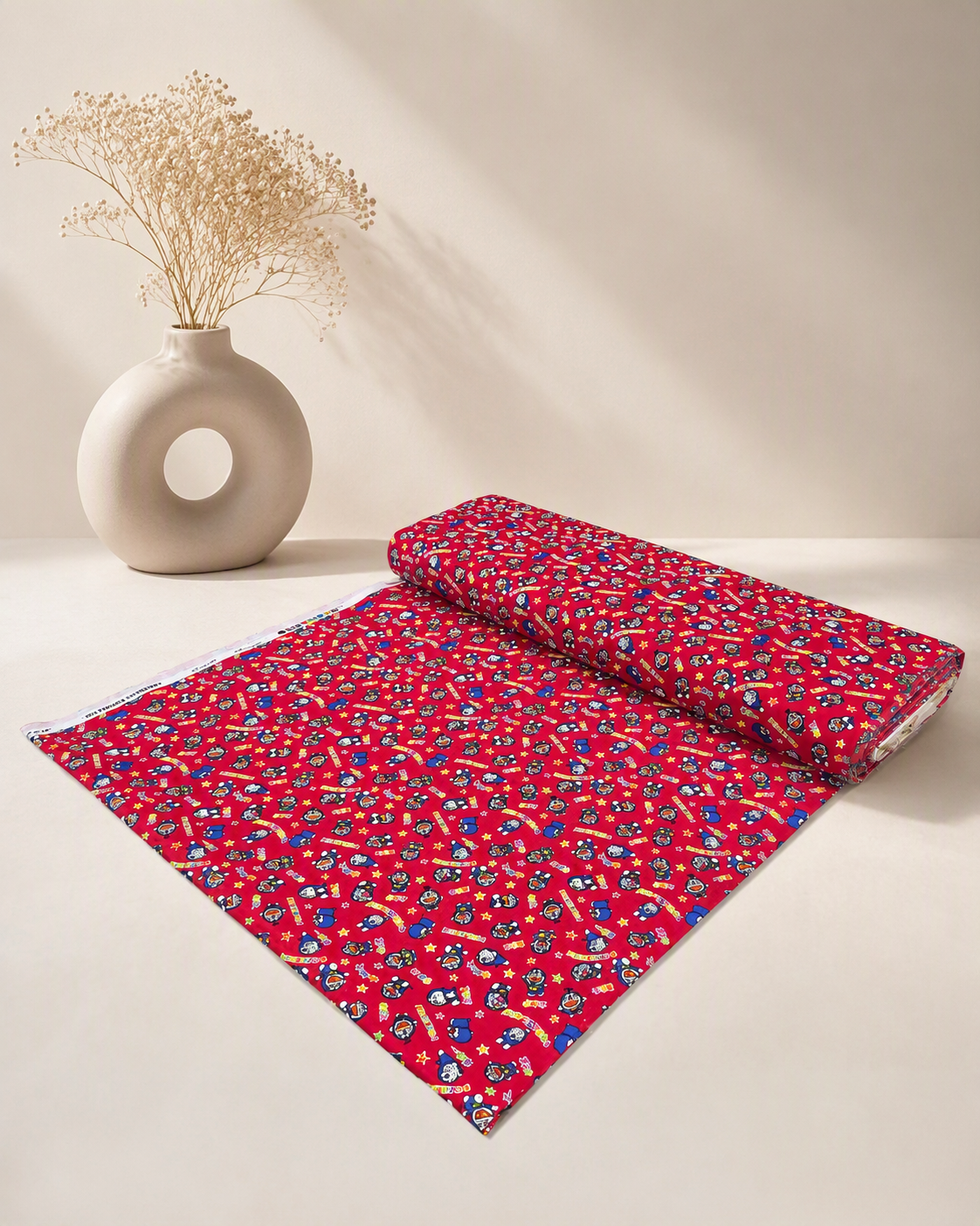 پارچه نخی نوزادی عرض 1/5 متری کد 0240