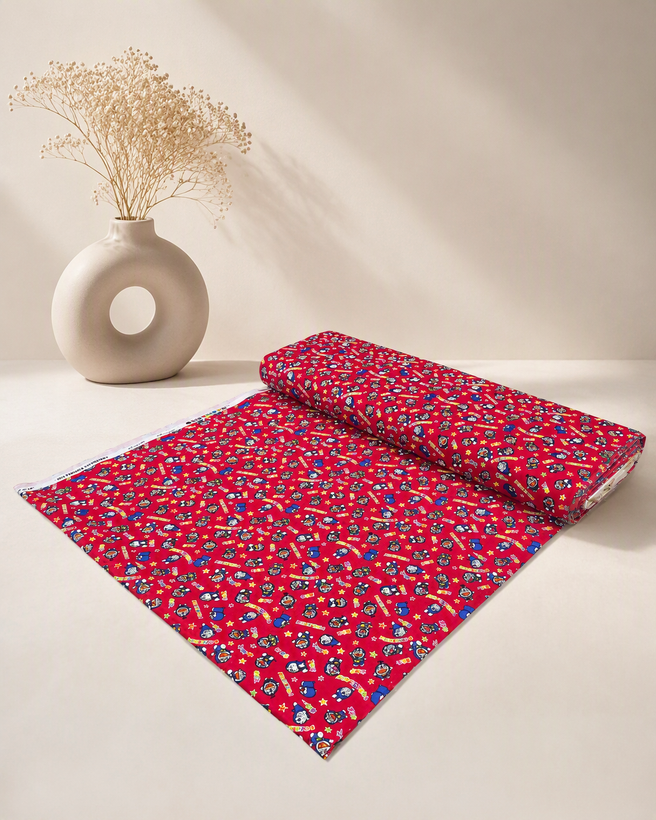 پارچه نخی نوزادی عرض 1/5 متری کد 0240